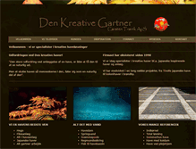 Tablet Screenshot of denkreativegartner.dk